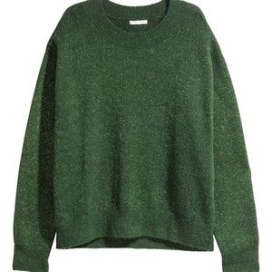 H&M Fine-Knit Green Sweater (NWOT)